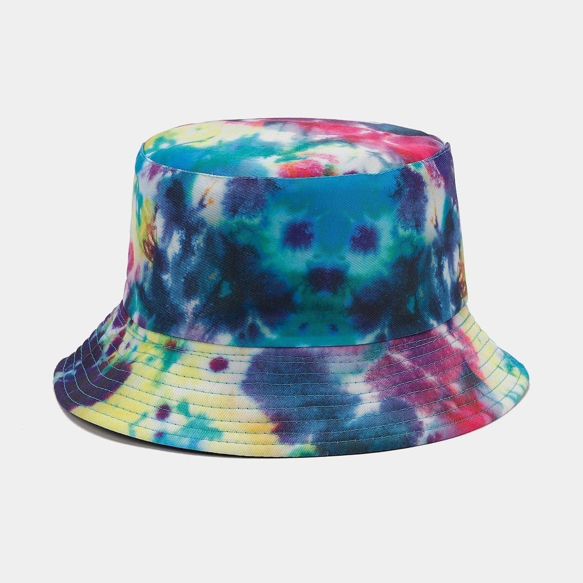 Summer Outdoor Tie-dyed Double-sided Sun Protection Hat