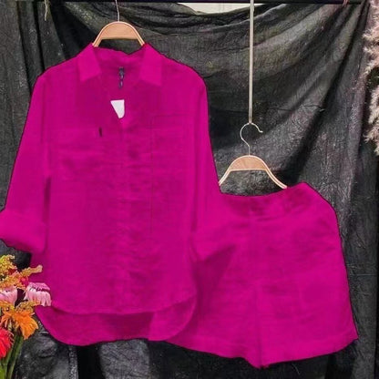 Fashion Solid Color Shirt Outfit