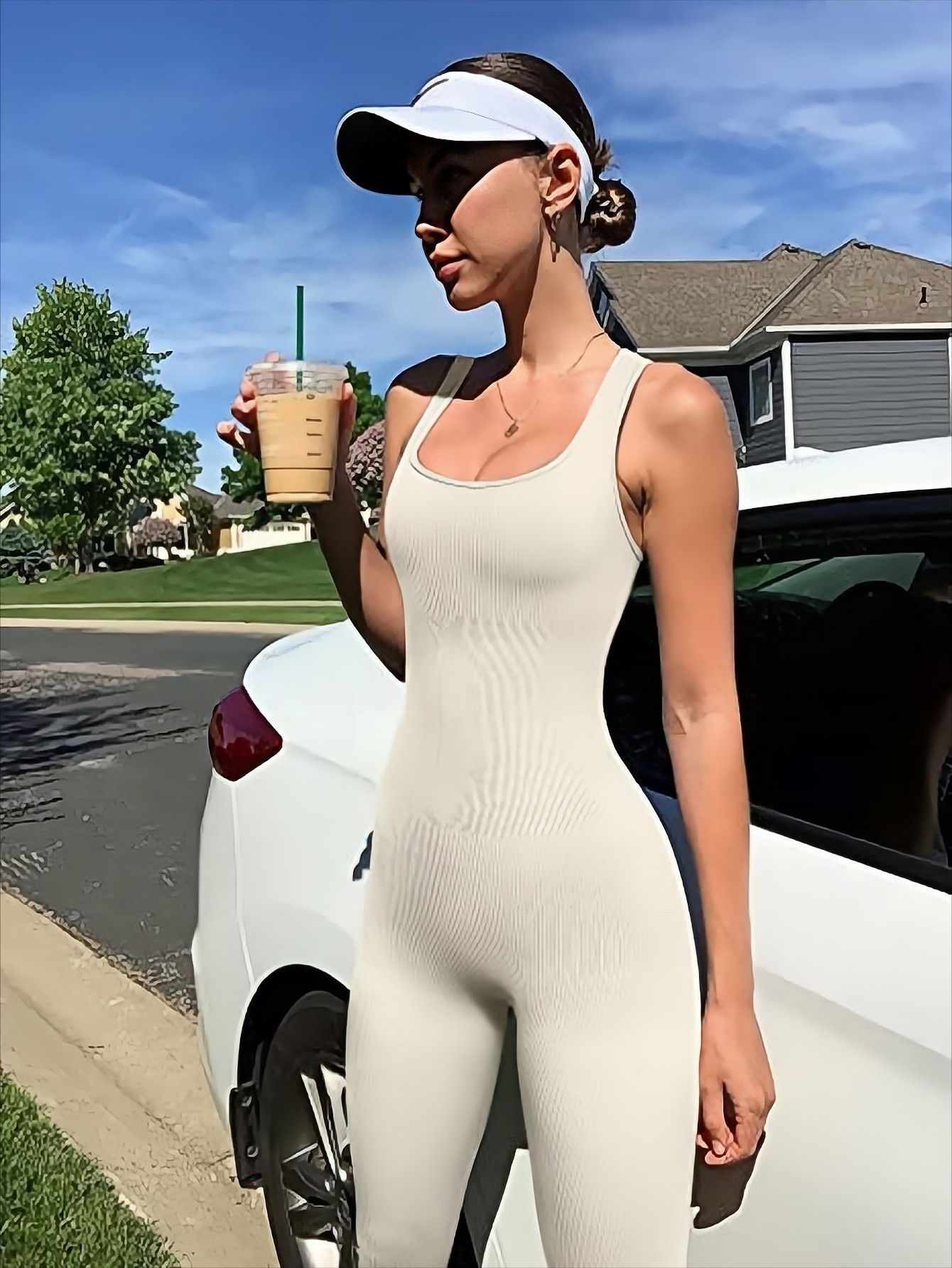 Sexy Tight Quick-drying Shoulder Strap Yoga Jumpsuit