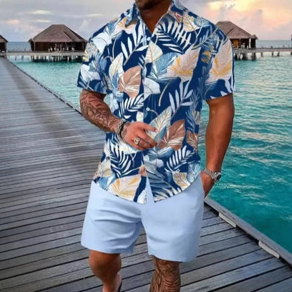 European And American Summer Menswear Shirt Casual Loose