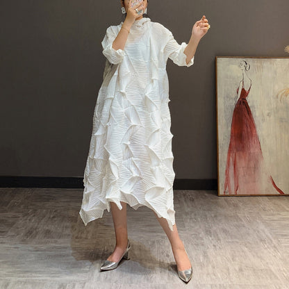 Design Sense Niche Dress Irregular Western Style Skirt