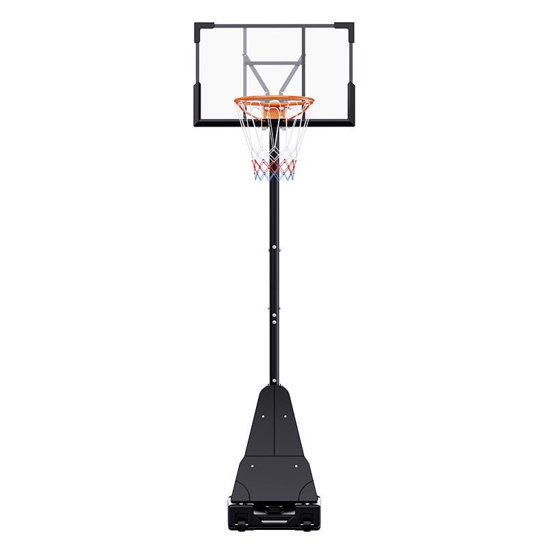 TotheCORE Basketball Stand 7.55-10.00 Ft Adjustable Portable Basketball Hoop & Goal PC Backplate, Large Base & Wheels