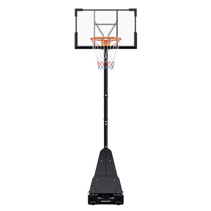 TotheCORE Basketball Stand 7.55-10.00 Ft Adjustable Portable Basketball Hoop & Goal PC Backplate, Large Base & Wheels