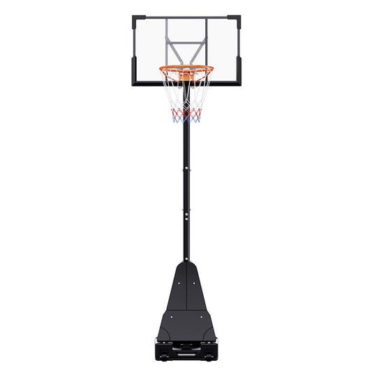 TotheCORE Basketball Stand 7.55-10.00 Ft Adjustable Portable Basketball Hoop & Goal PC Backplate, Large Base & Wheels