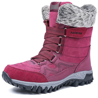 Snow boots high-top plus velvet padded non-slip cotton boots