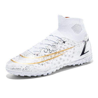 High-top Soccer Shoes Boys And Girls Primary And Middle School Students The Big Kids Tf Broken Nail People Turf Foot Training Shoes Running Shoes