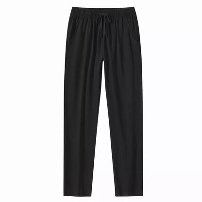 Cotton And Linen Beach Pants Men's Loose Casual