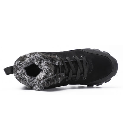 Men's Snow Boots Warm With Plush In Winter