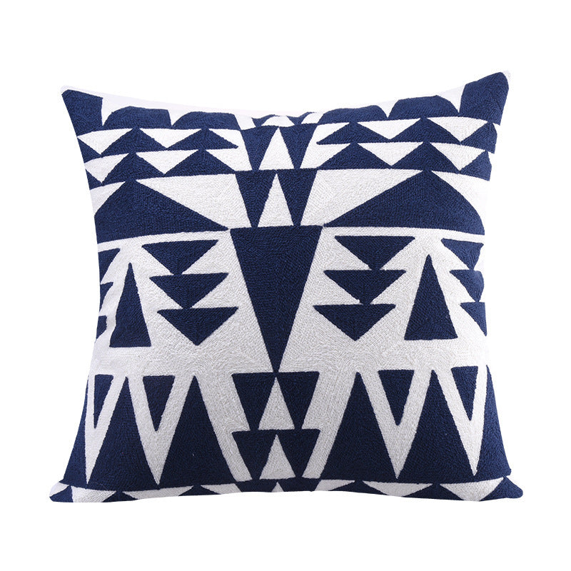 Geometric Abstract Lumbar Cushion Cover Modern Simplicity