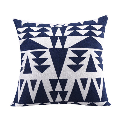 Geometric Abstract Lumbar Cushion Cover Modern Simplicity