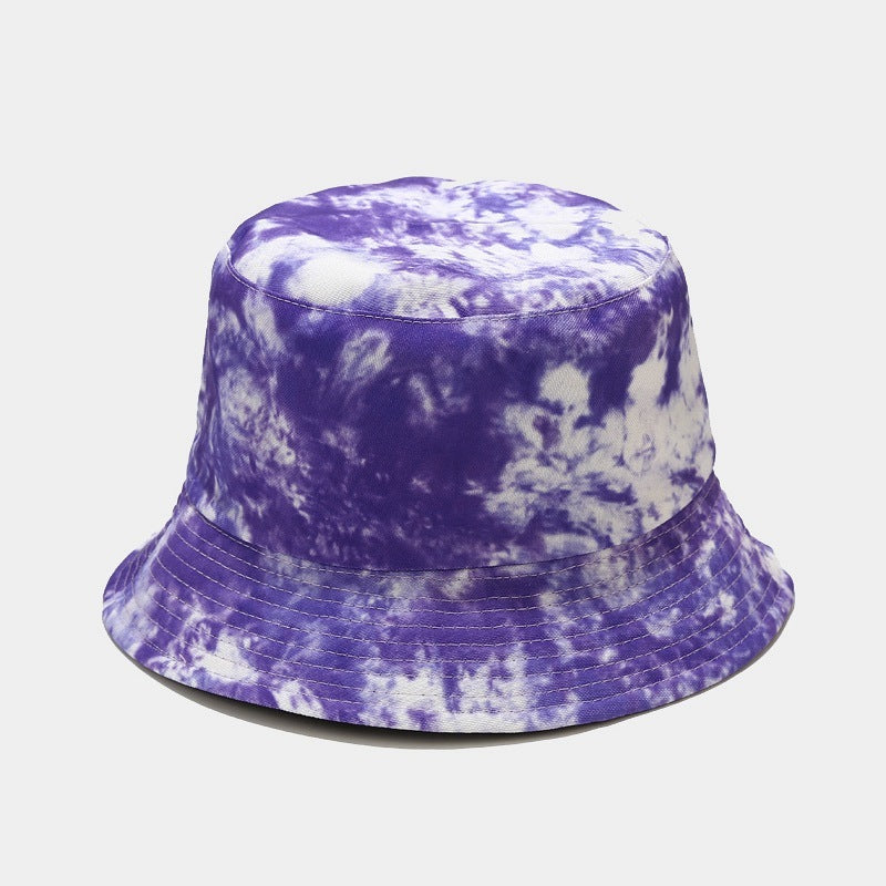 Summer Outdoor Tie-dyed Double-sided Sun Protection Hat
