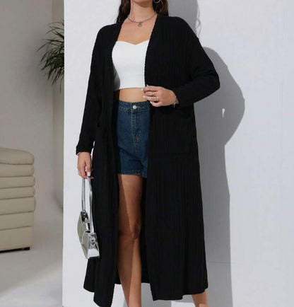 Solid Color Off Shoulder Long Sleeved Ribbed Casual