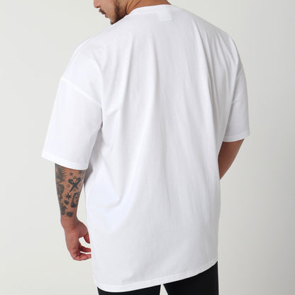 Men's Solid Color Fitness Training Running Stretch Top T-shirt