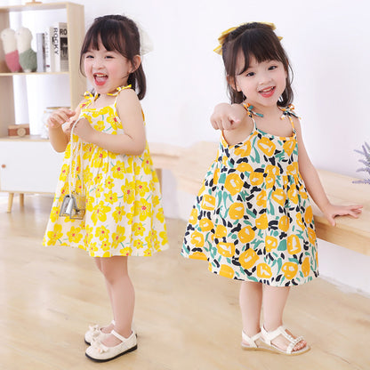 Children's Ins Style Princess Suspender Dress