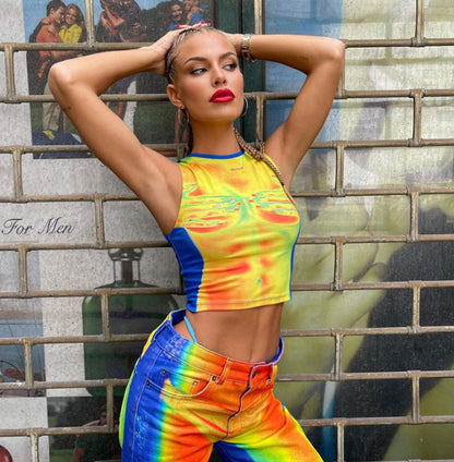 Women's Fashion Straight High Waist Street Loose Pants