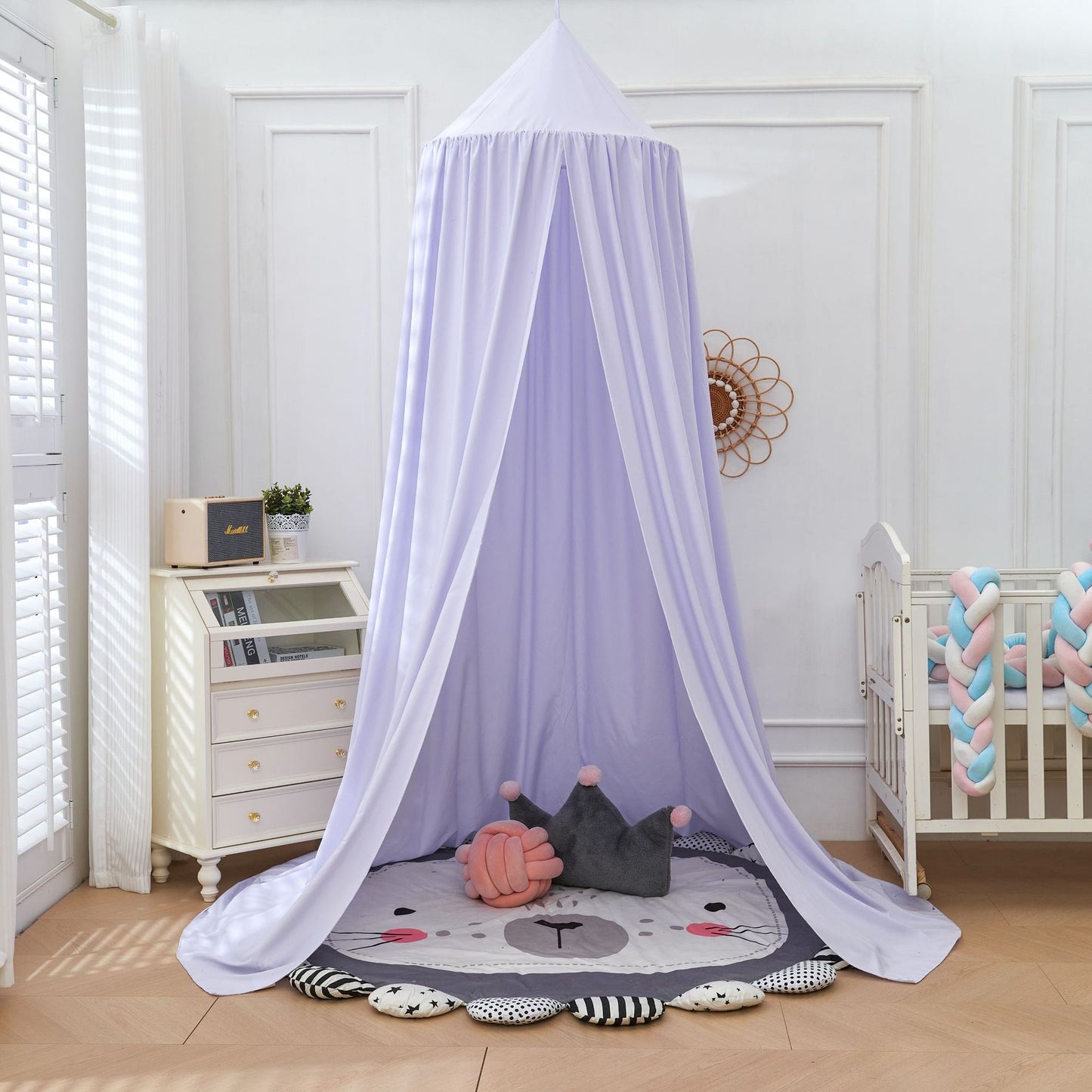 Baby Cot Around Bedside Decoration Shading Dome Mosquito Net