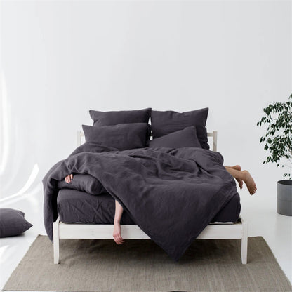 Minimalist Nordic Style Linen Four Piece Set