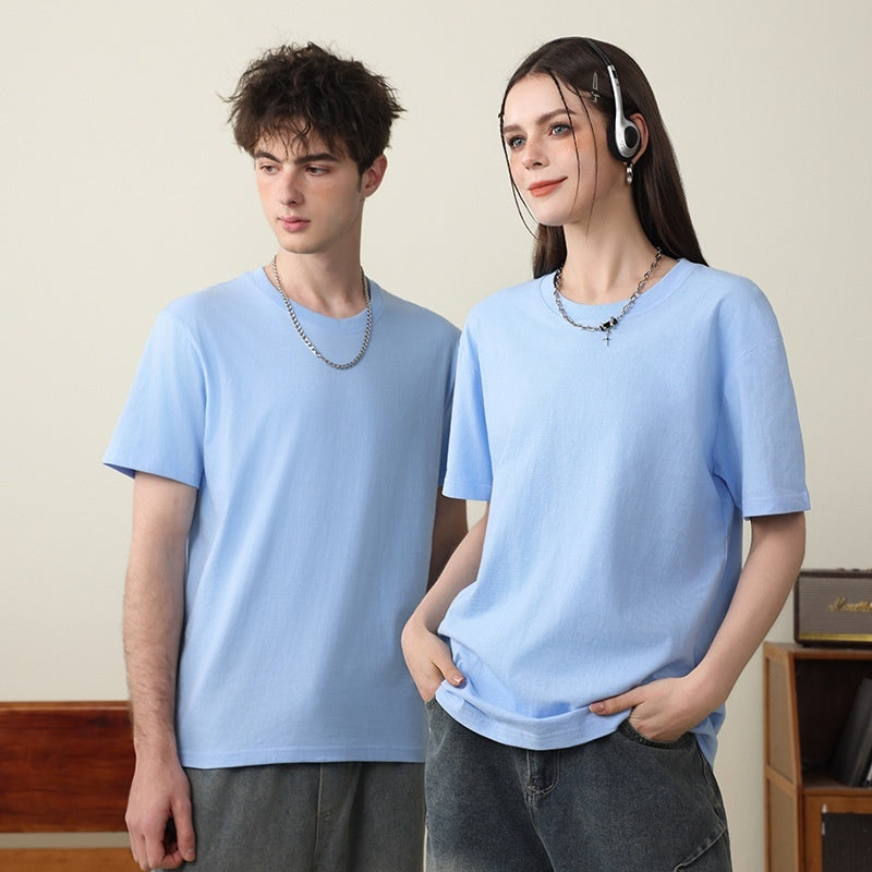 Round Neck Overalls Summer Pure Cotton T-shirt