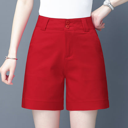 High waist a-line suit 5 points shorts