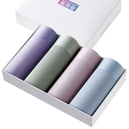 Wormwood Antibacterial Crotch Breathable Men's Boxers