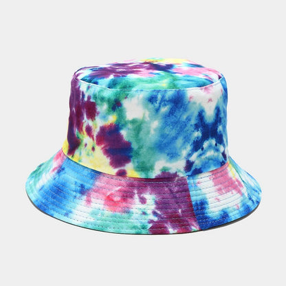 Summer Outdoor Tie-dyed Double-sided Sun Protection Hat