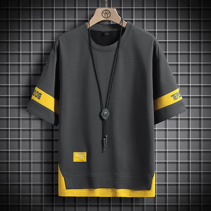 Men's New Ins Tide Brand Loose Short-sleeved T-shirt