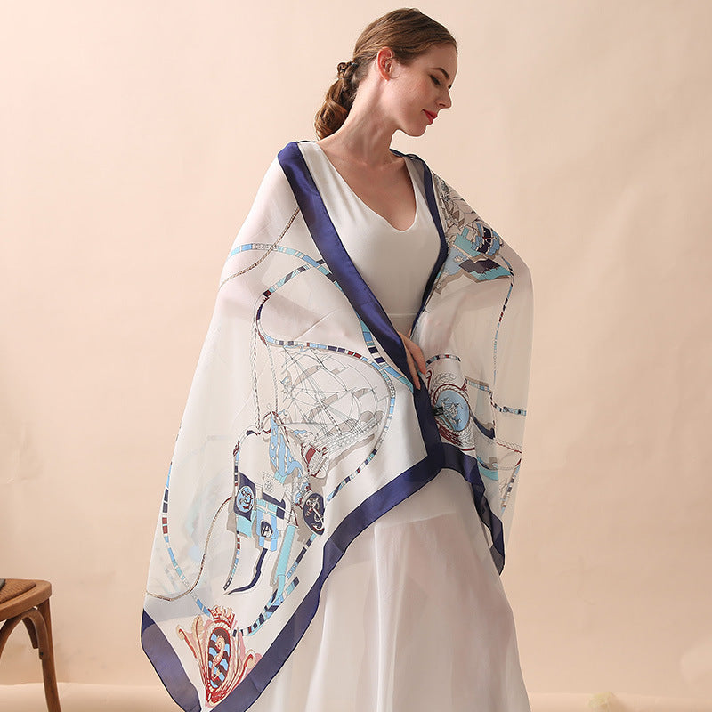 Women's Four Seasons Sunscreen Silk Scarf