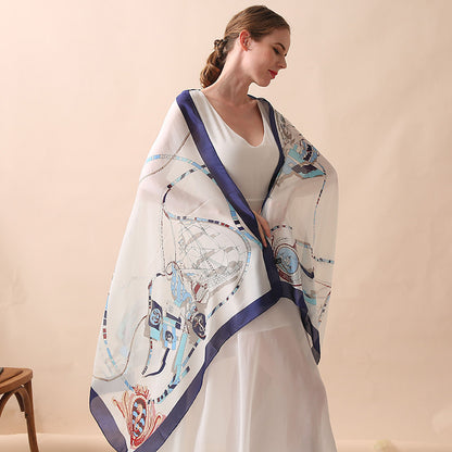 Women's Four Seasons Sunscreen Silk Scarf