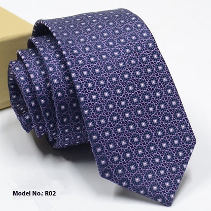 Fashion Exquisite Jacquard Tie Wedding Groom