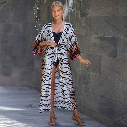 Sun Protection Cardigan Women's Swimsuit Bikini Cover-up