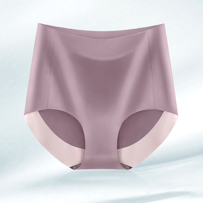 High Waist Seamless Breathable Cotton Antibacterial Women's Panties