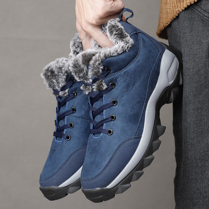 Men's Snow Boots Warm With Plush In Winter