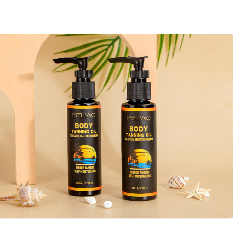 Sun Tanning Essential Oil Sun-free Wheat-colored Bronze Black Oil Sunbath