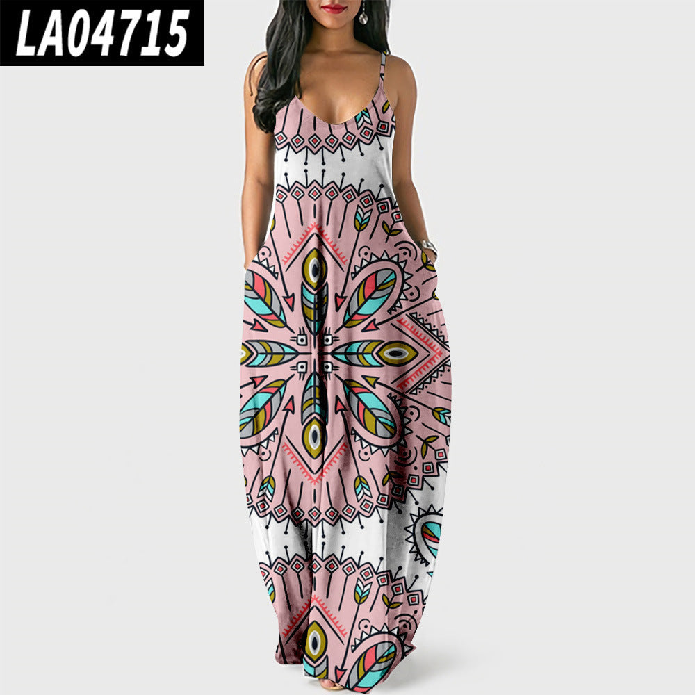 Women's Summer Cool Suspender Dress