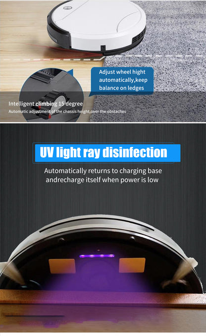 Beautiful Jieshi Automatic Recharge Remote Control Operation Suction Sweeping Mopping Three-in-one Intelligent Household Sweeping Robot