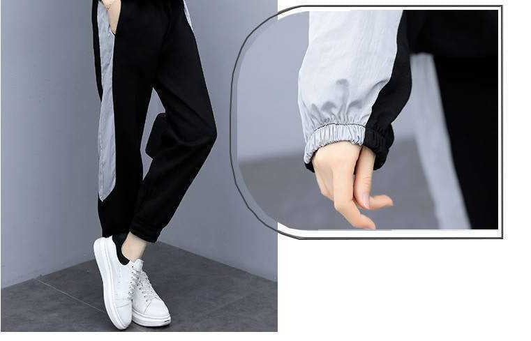 Autumn And Winter New Fat MM Loose Two-piece Suit