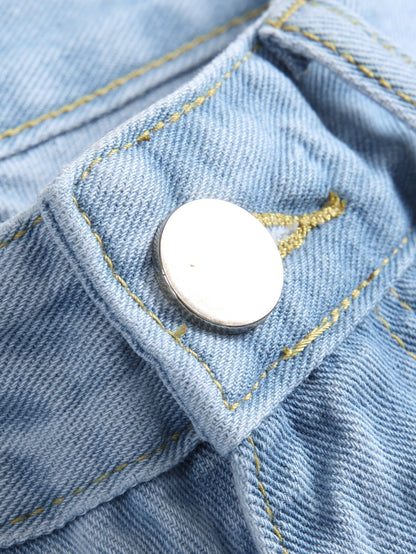 Fashionable And Exquisite Embroidered Men's Jeans