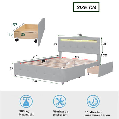 Fibreboard Metal Skin-friendly Youth Bed
