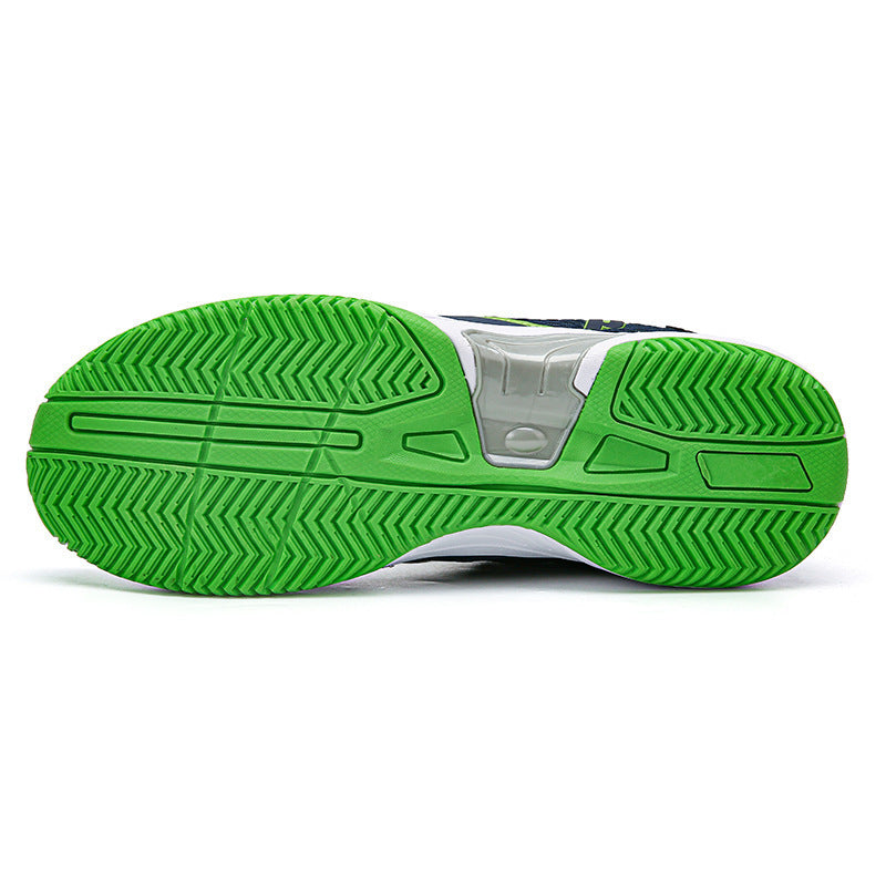 Color-blocking Mesh Splicing Outdoor Tennis Professional Shoes