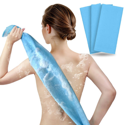 Exfoliating Cleaning Brush Back Rubbing Bath Towel