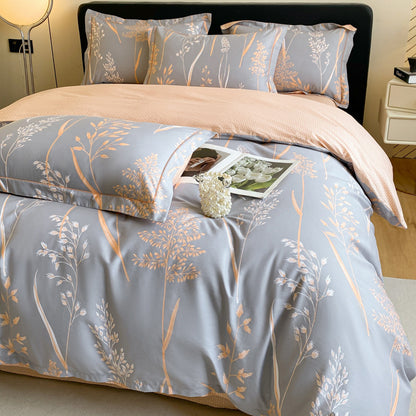 Cotton Four-piece Cotton Quilt Cover Bed Sheet Bedding