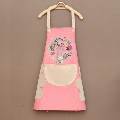Cooking apron women waterproof