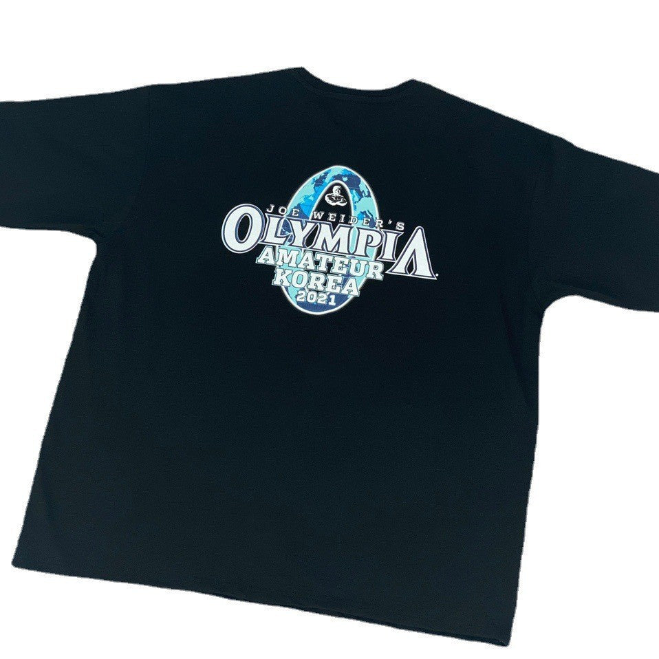 Men's Cotton Loose Sports Fitness Running Training Clothes