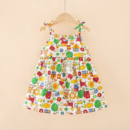 Children's Ins Style Princess Suspender Dress