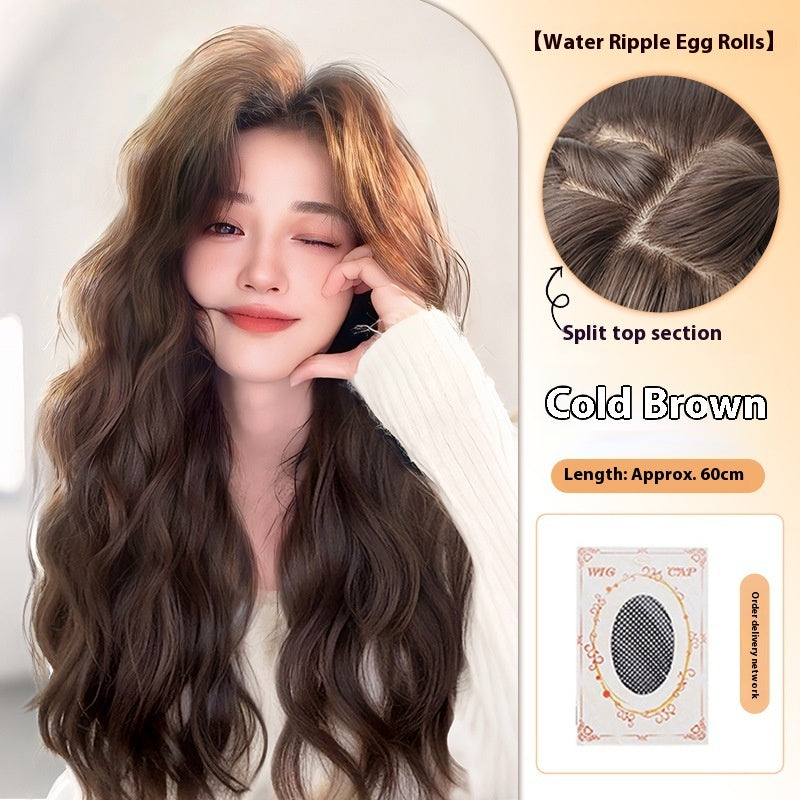 Wig Female Full-head Wig Artificial Hair Natural Long Curly Hair