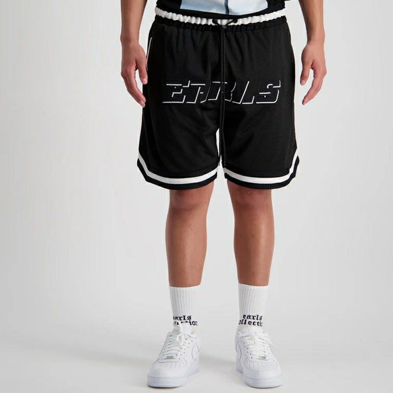 Fitness Loose Large Alphabet Men's Casual Sports Shorts