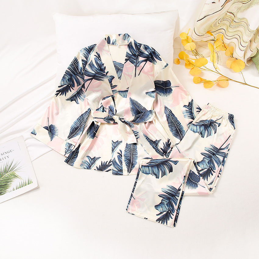 Pure Color Home Suit Loose Ladies