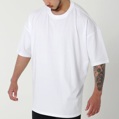 Men's Solid Color Fitness Training Running Stretch Top T-shirt