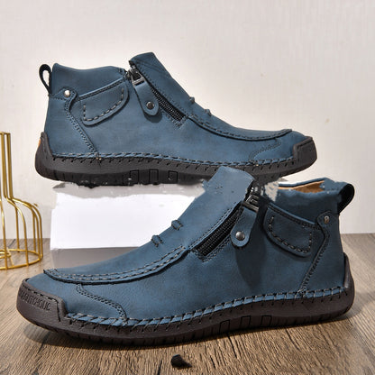 Mid-top Cross-border Martin Boots Vintage Men's Casual Shoes Handmade Boots