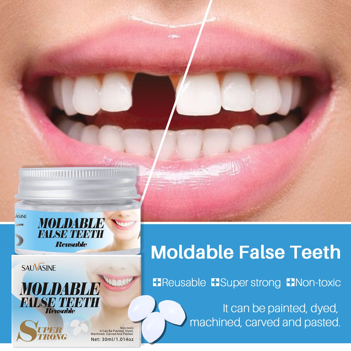 Makeup Dentures Modified Teeth Joint Filling Teether